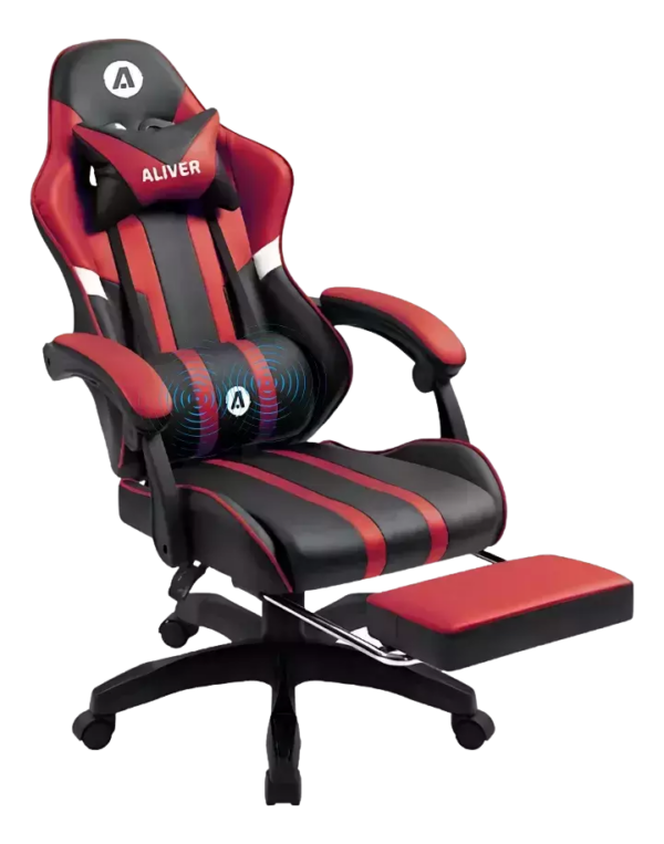 Silla Gamer Ergonómica Aliver Raptor con Masajeador